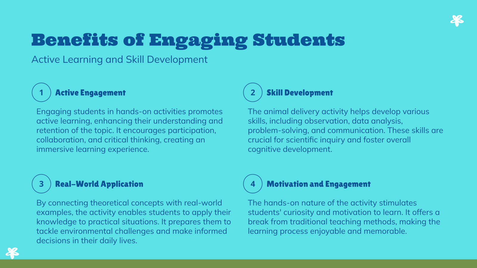 Benefits of Engaging Students