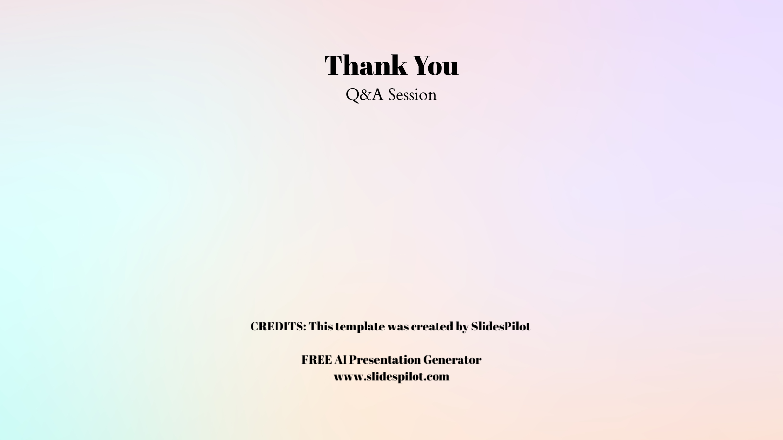 Thank You