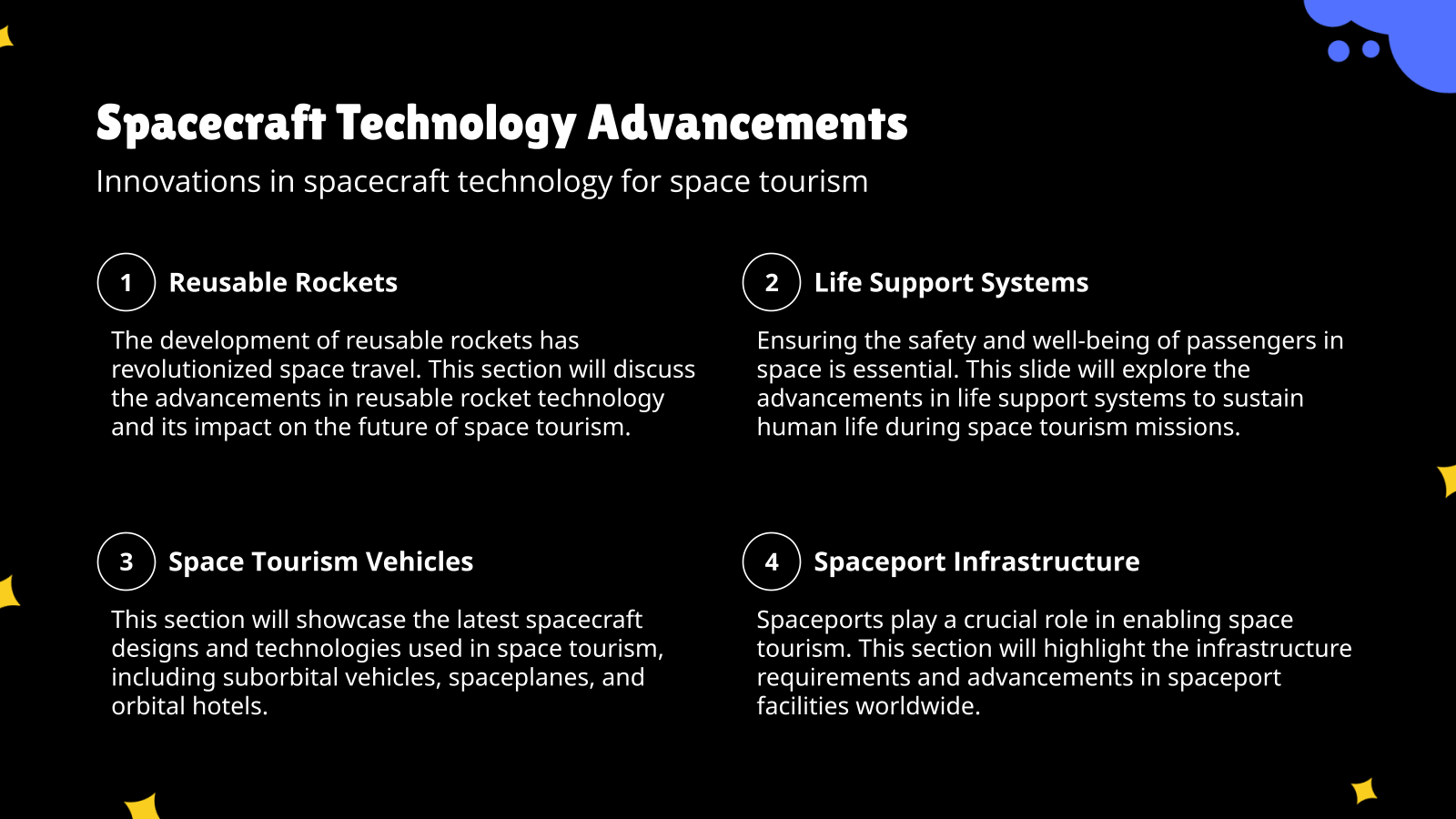 Spacecraft Technology Advancements