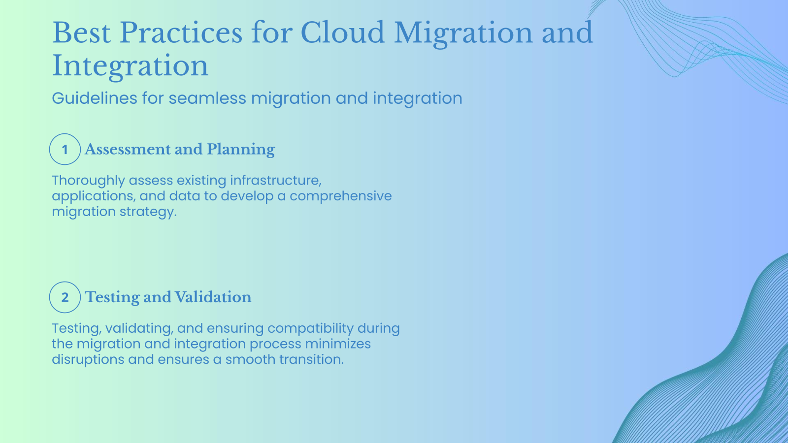 Best Practices for Cloud Migration and Integration