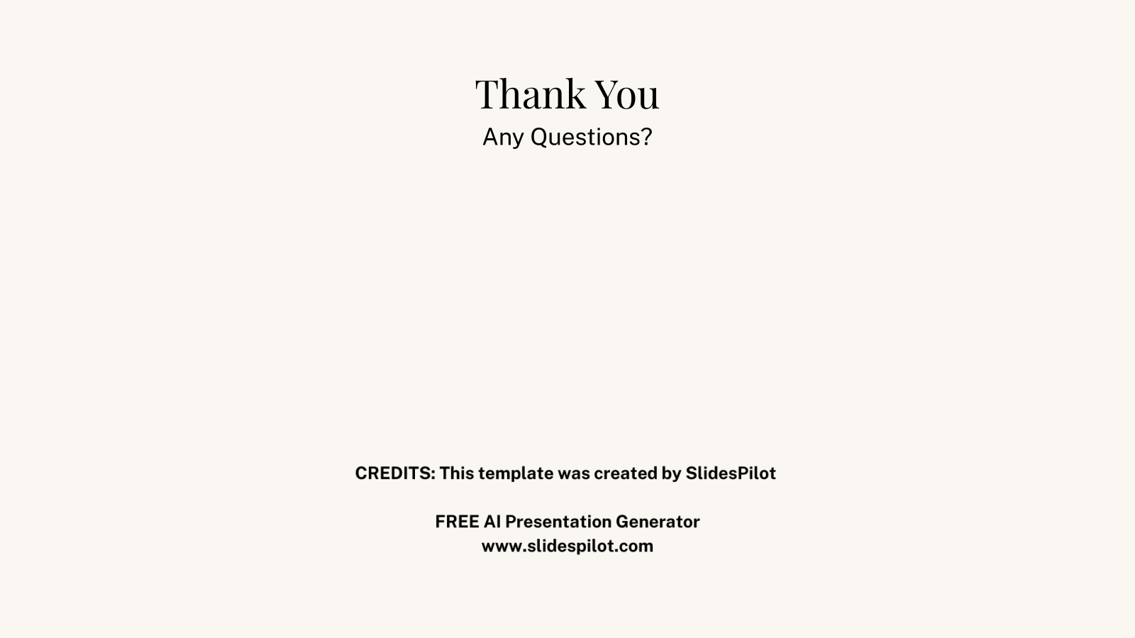 Thank You