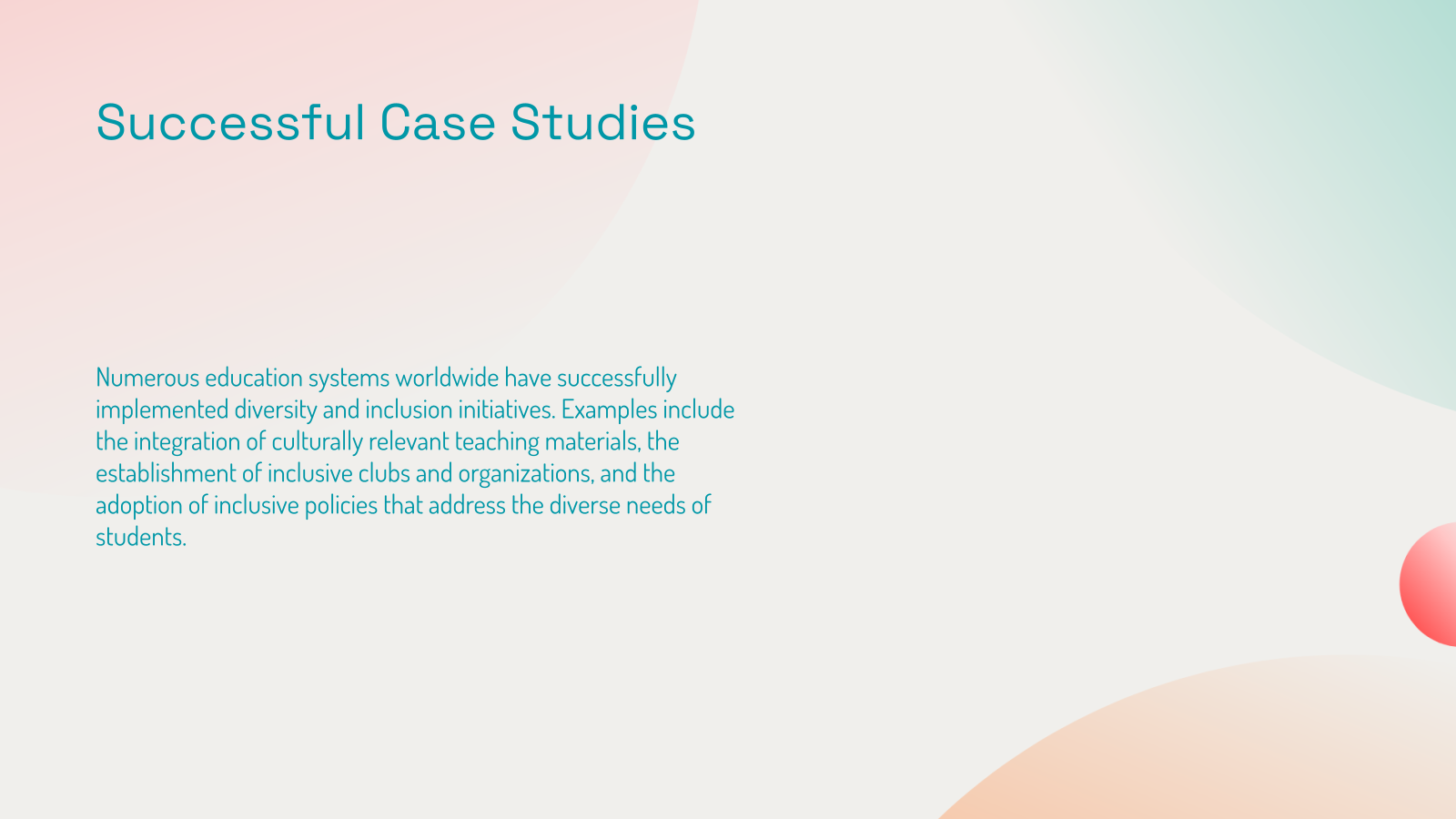 Successful Case Studies