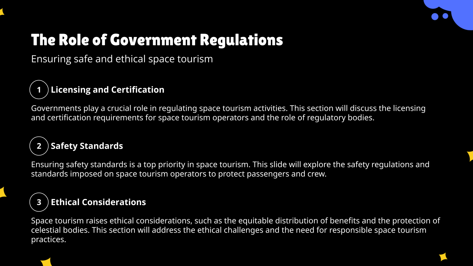 The Role of Government Regulations