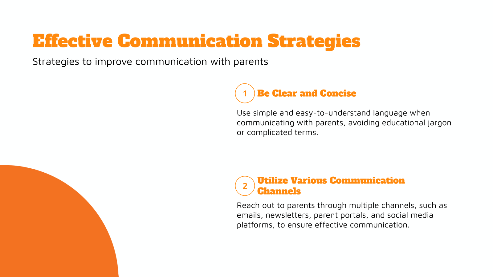 Effective Communication Strategies