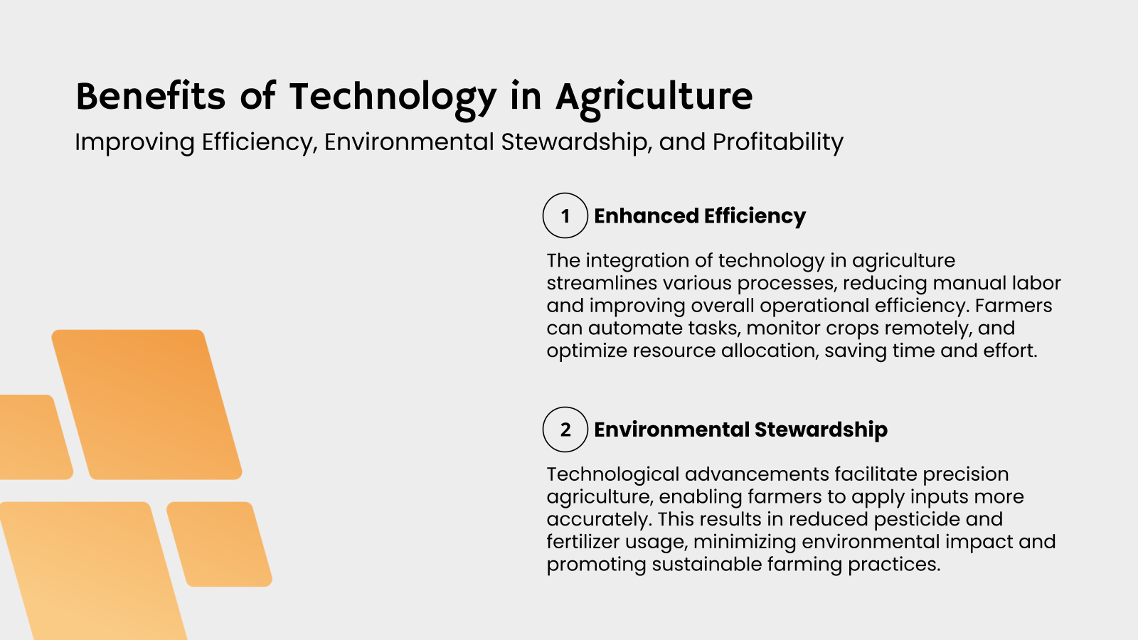Benefits of Technology in Agriculture