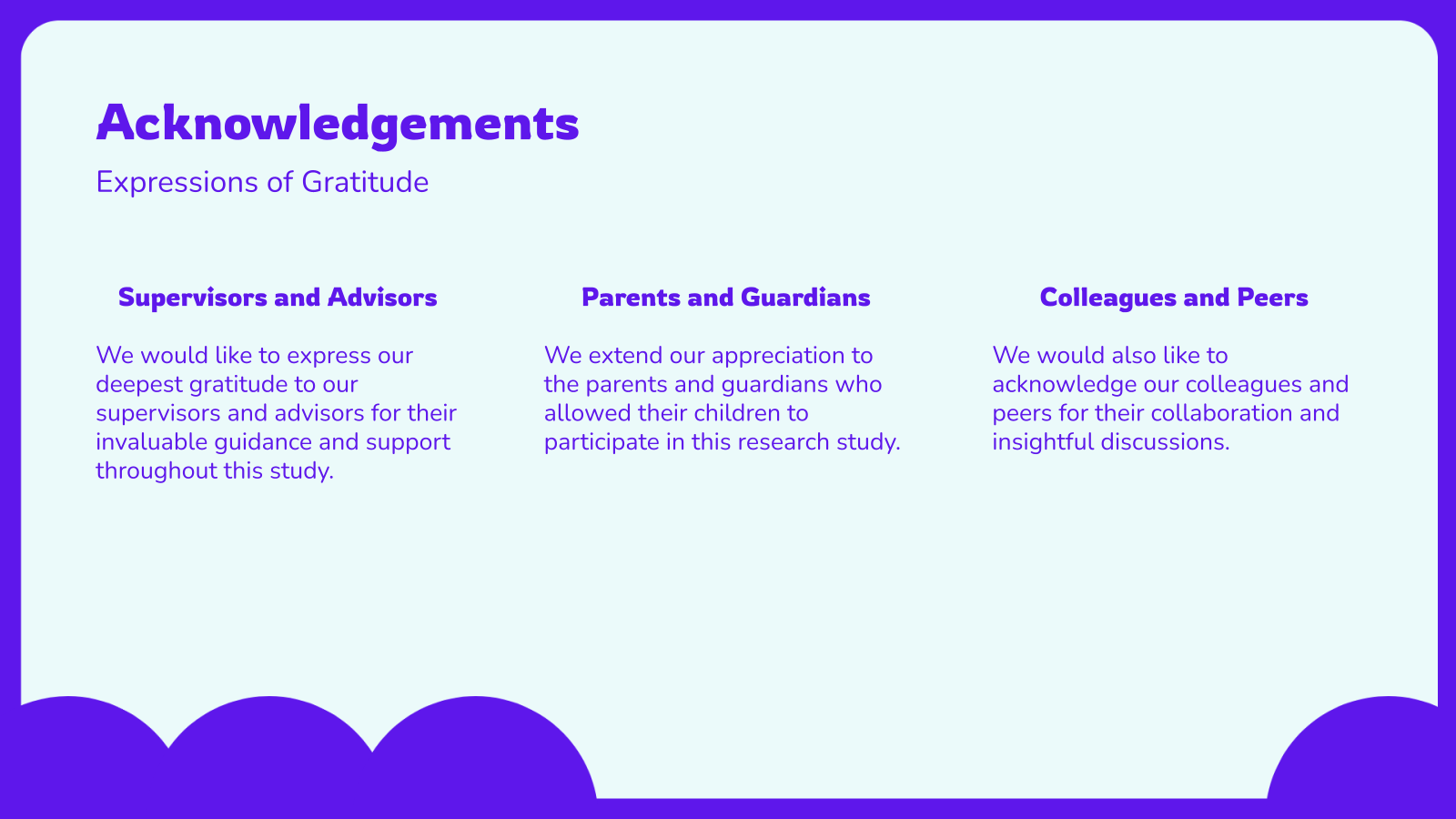 Acknowledgements