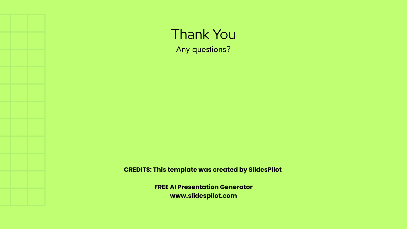 Thank You
