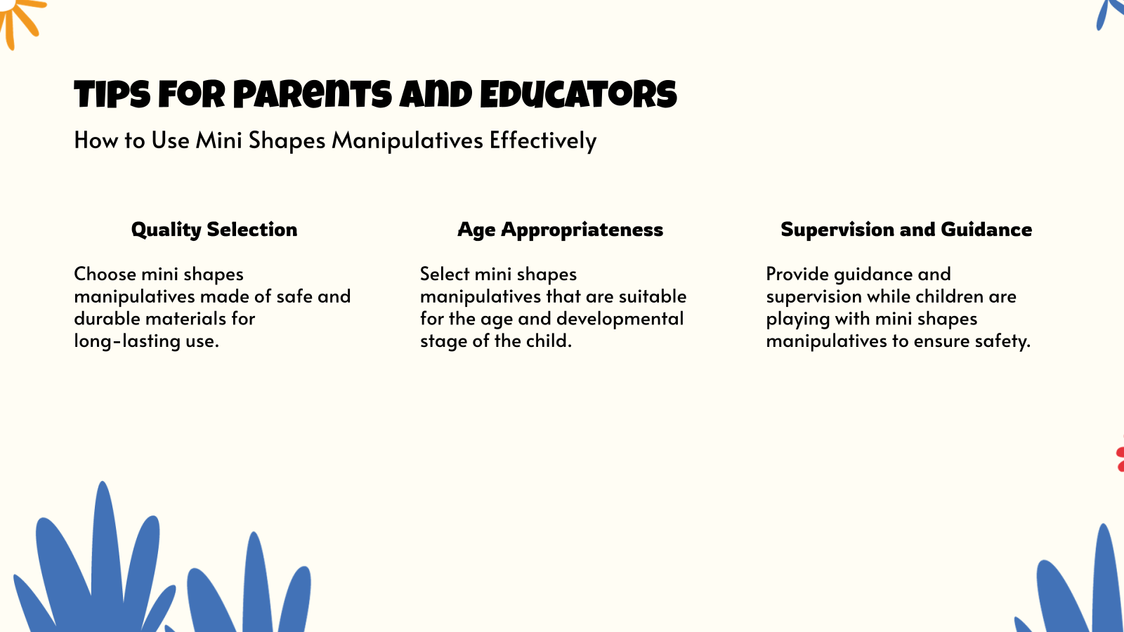 Tips for Parents and Educators