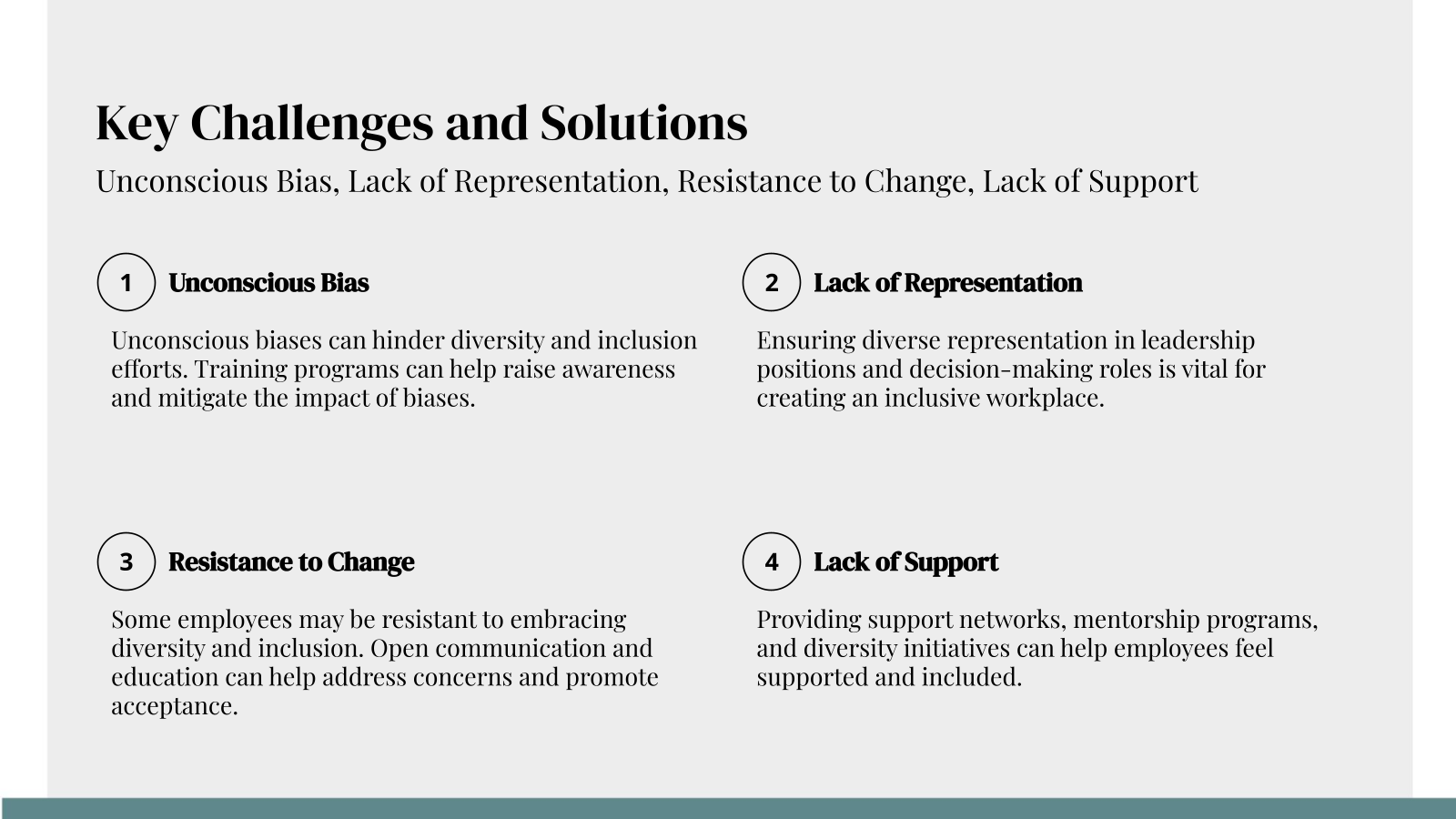 Key Challenges and Solutions