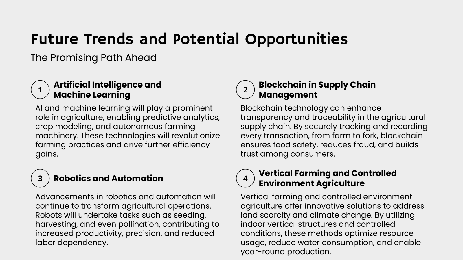 Future Trends and Potential Opportunities