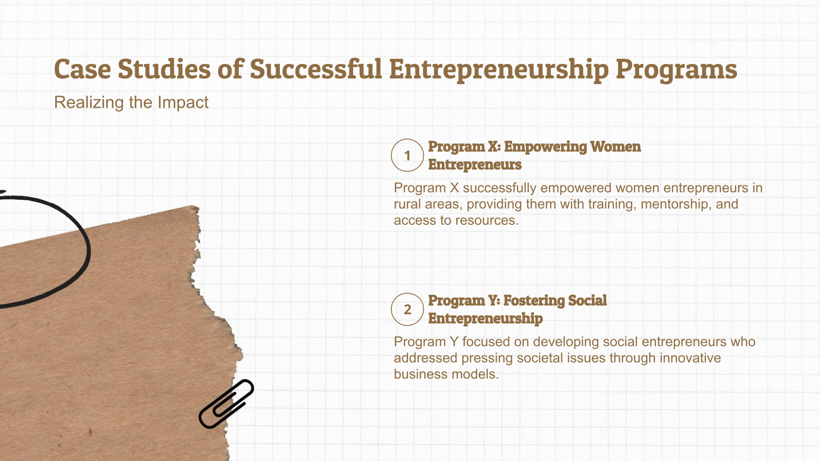 Case Studies of Successful Entrepreneurship Programs