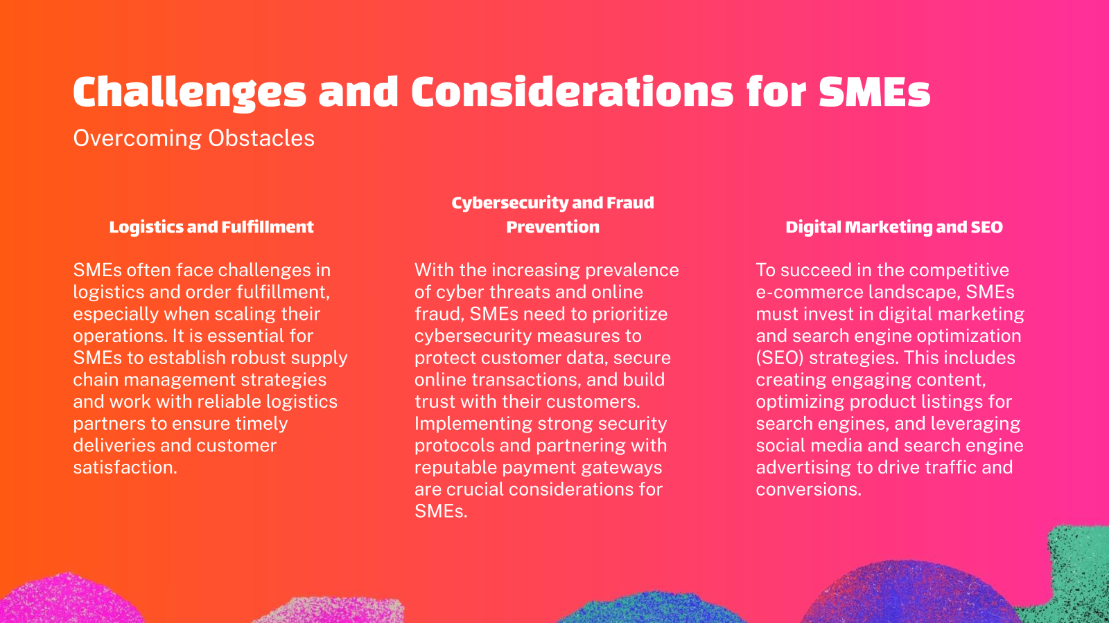 Challenges and Considerations for SMEs
