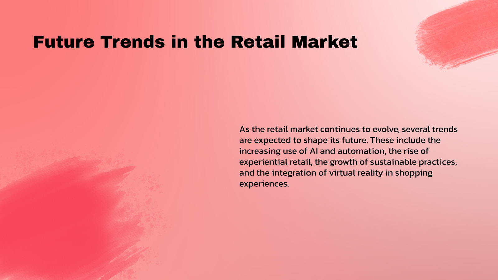 Future Trends in the Retail Market