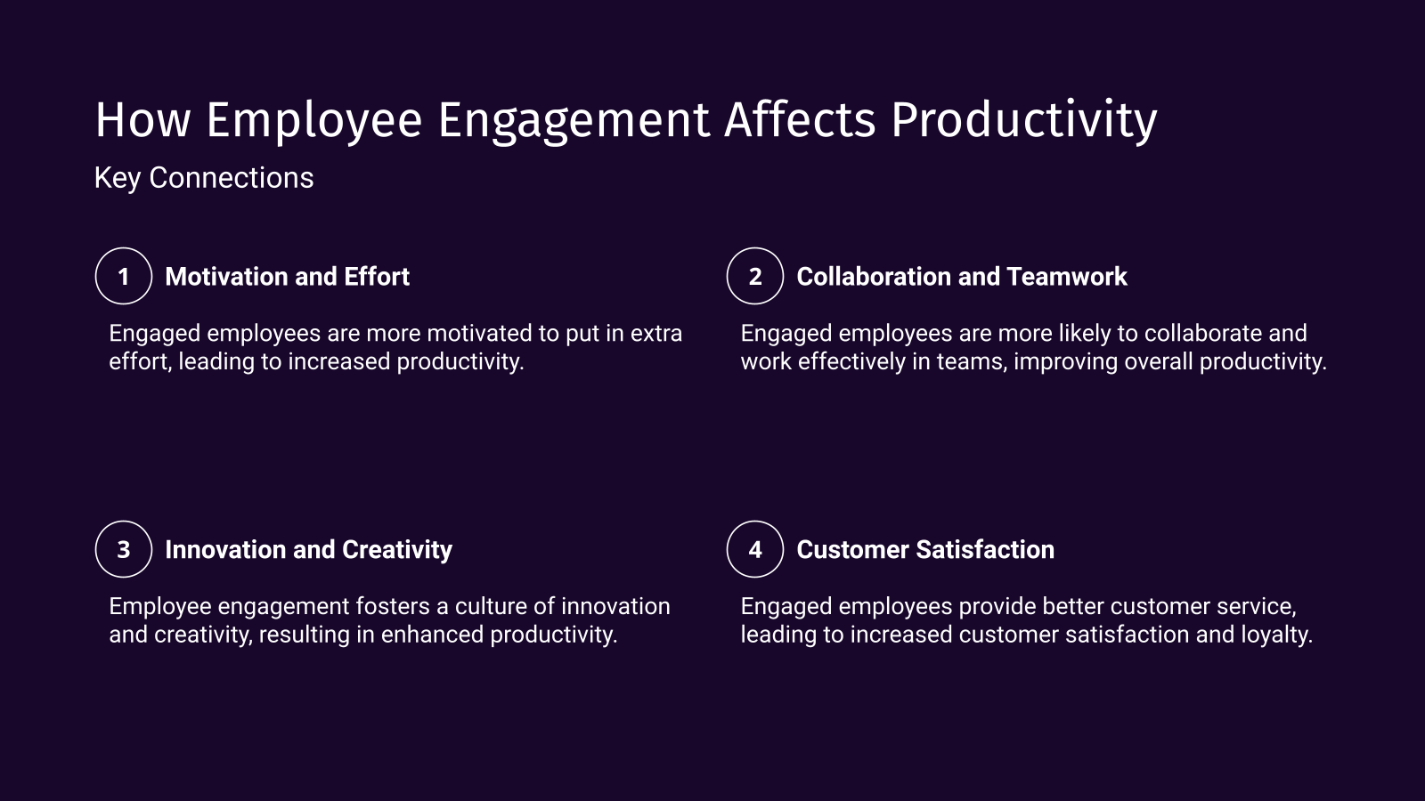 How Employee Engagement Affects Productivity