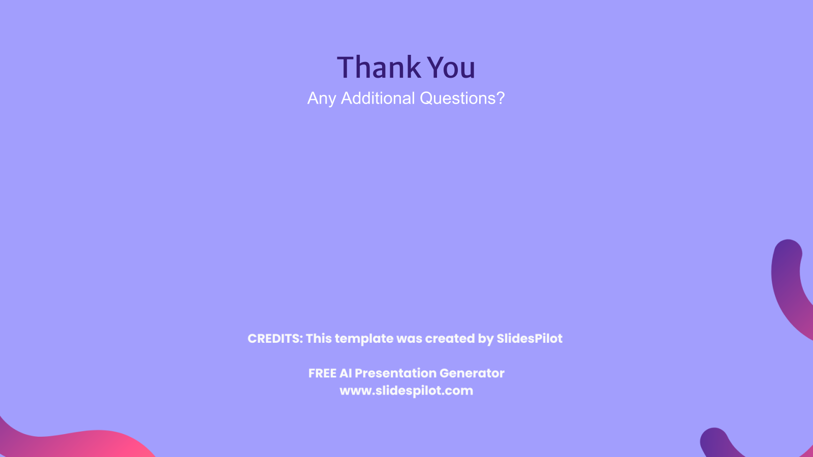 Thank You