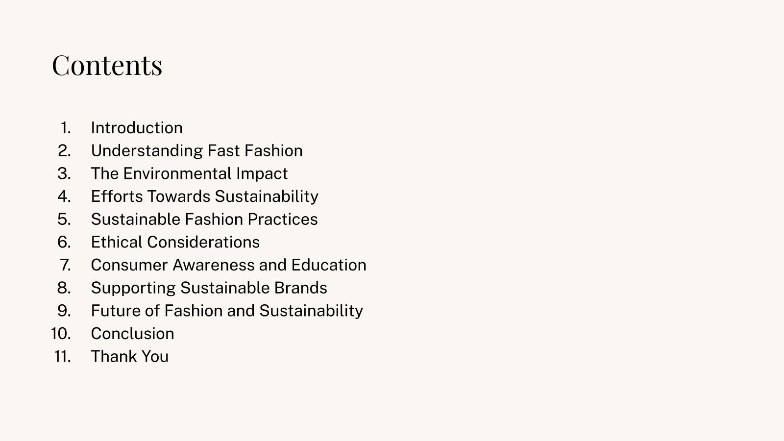 Contents