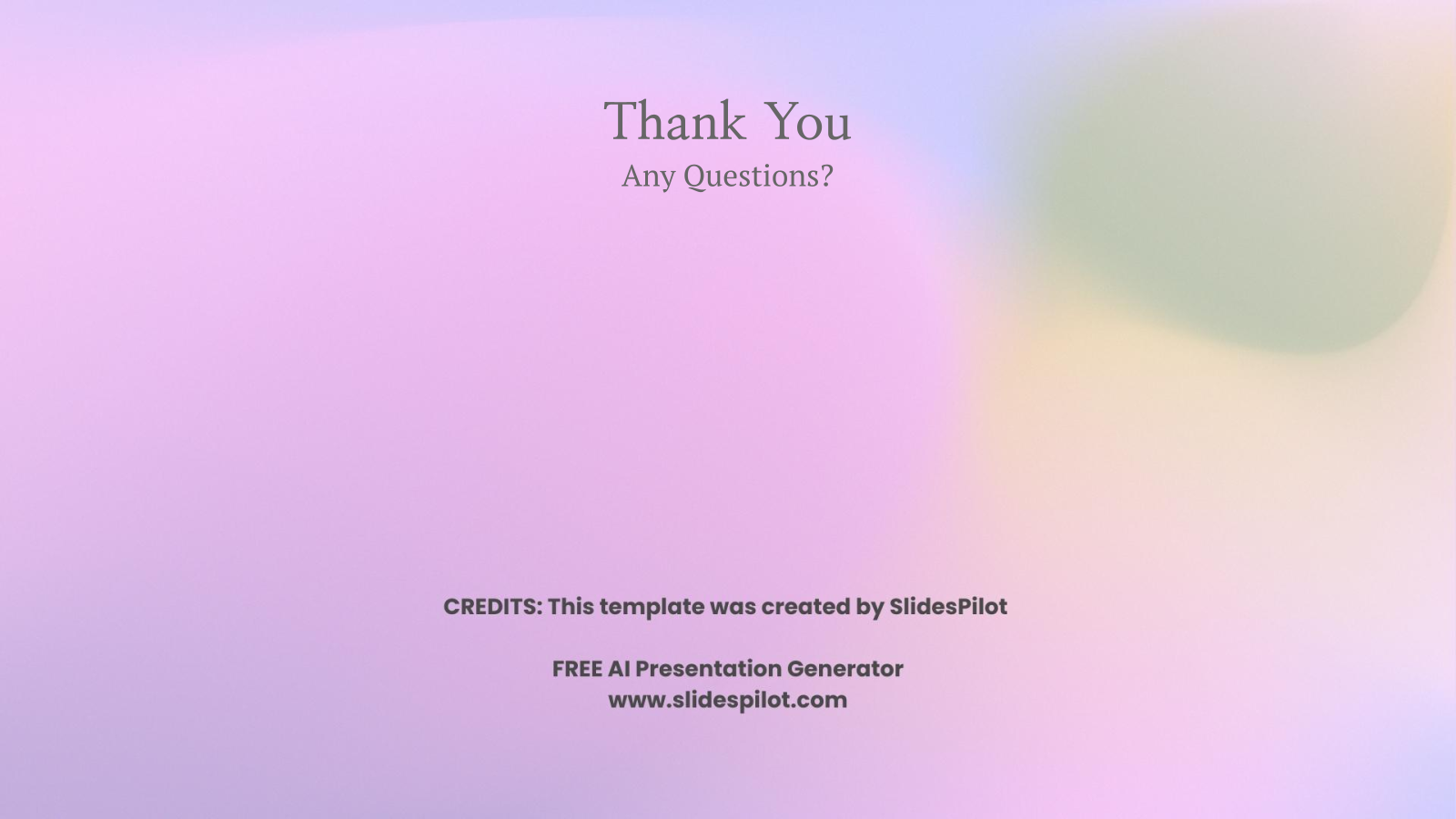 Thank You
