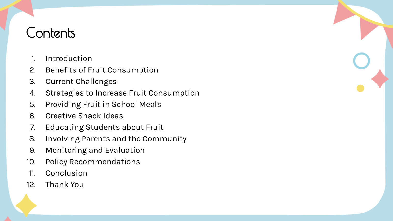 Contents