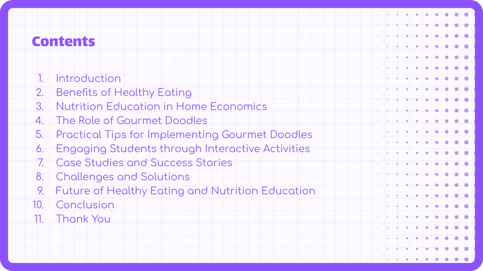 Contents