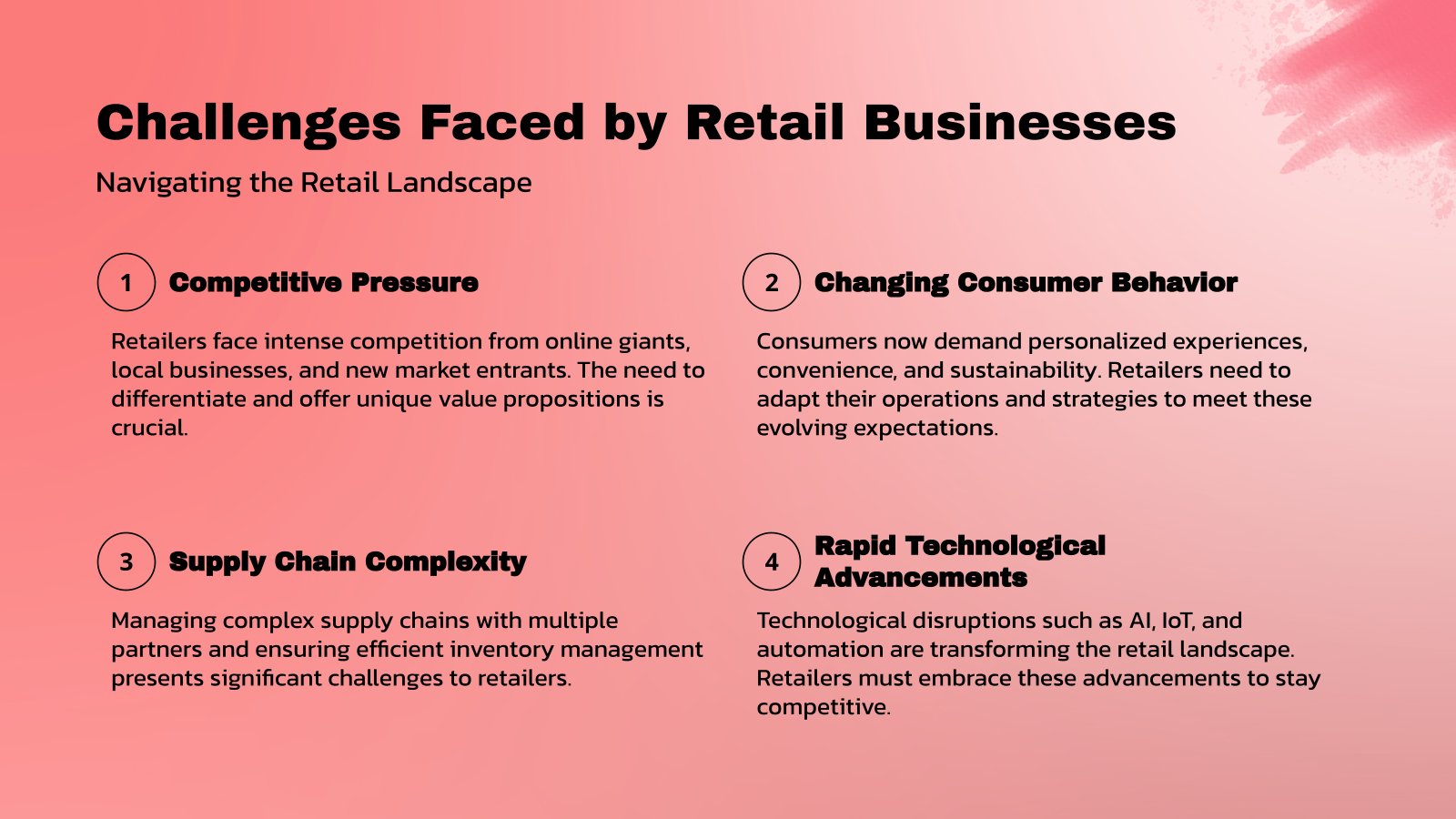 Challenges Faced by Retail Businesses