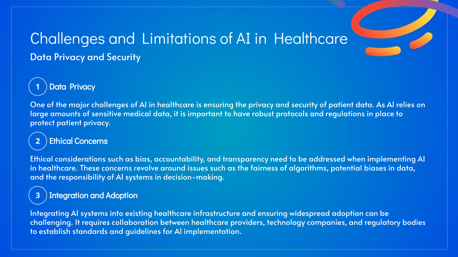 Challenges and Limitations of AI in Healthcare