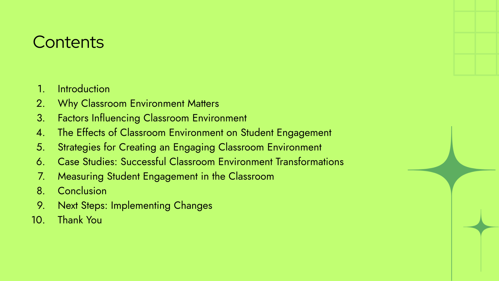 Contents