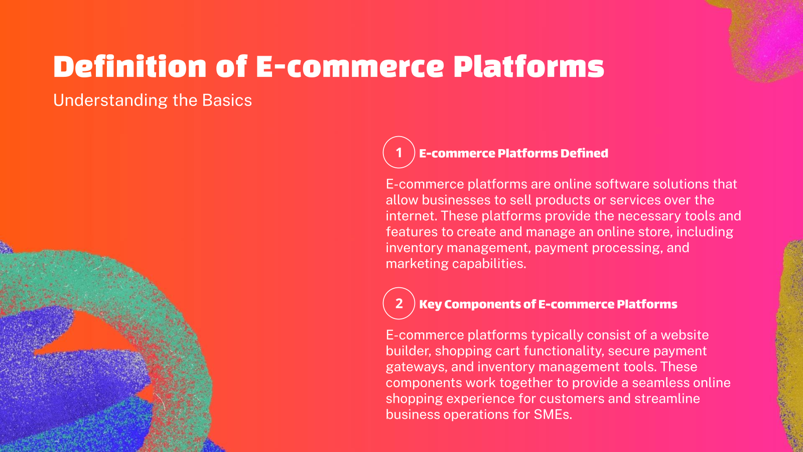 Definition of E-commerce Platforms