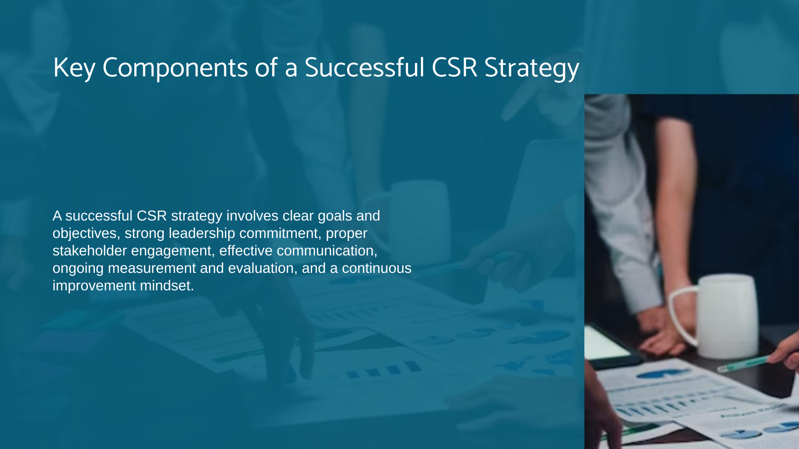 Key Components of a Successful CSR Strategy