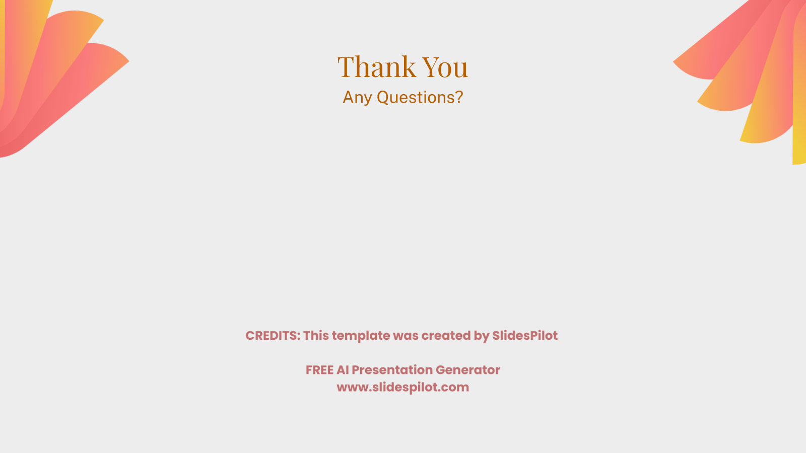 Thank You