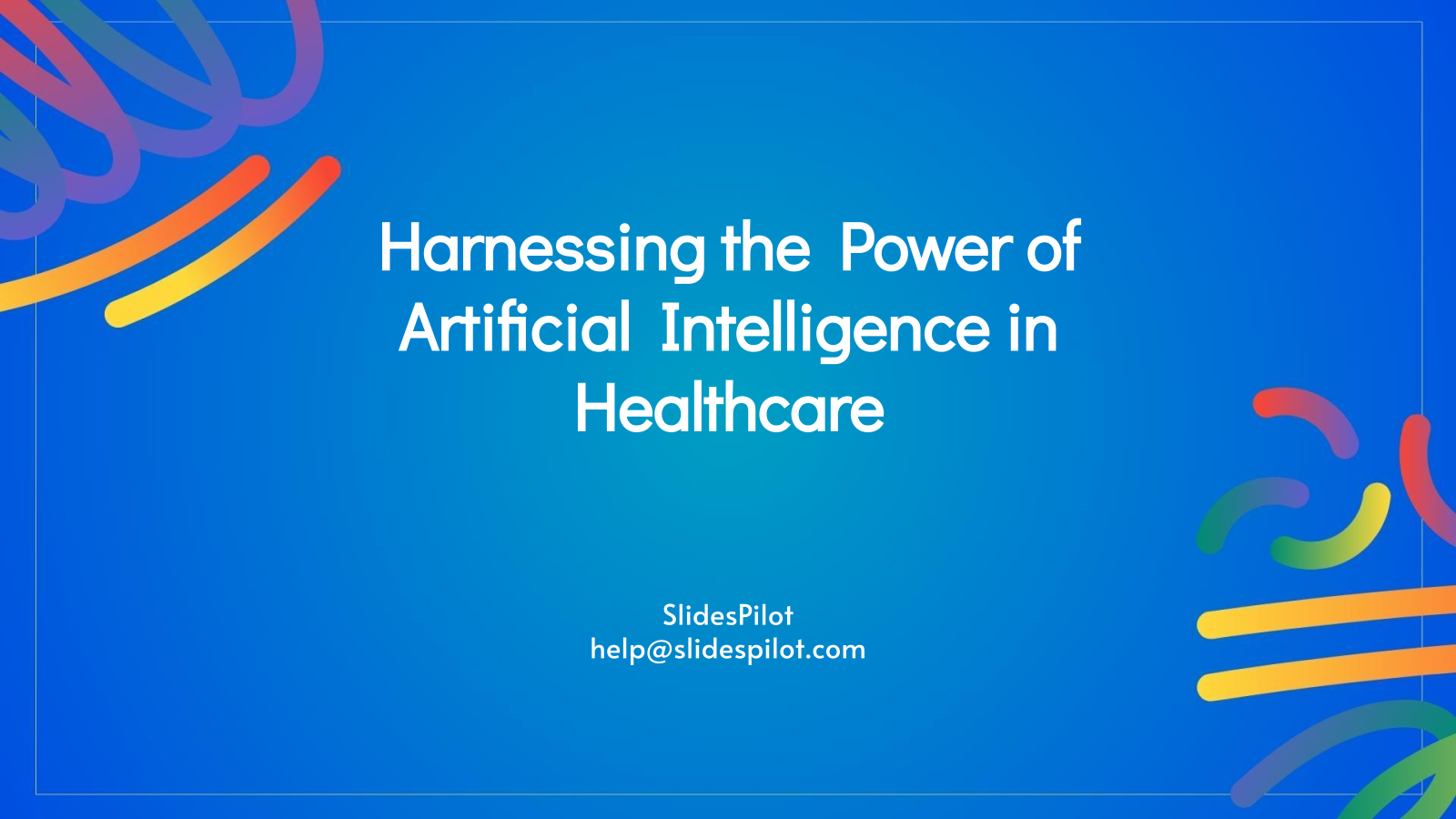Harnessing the Power of Artificial Intelligence in Healthcare