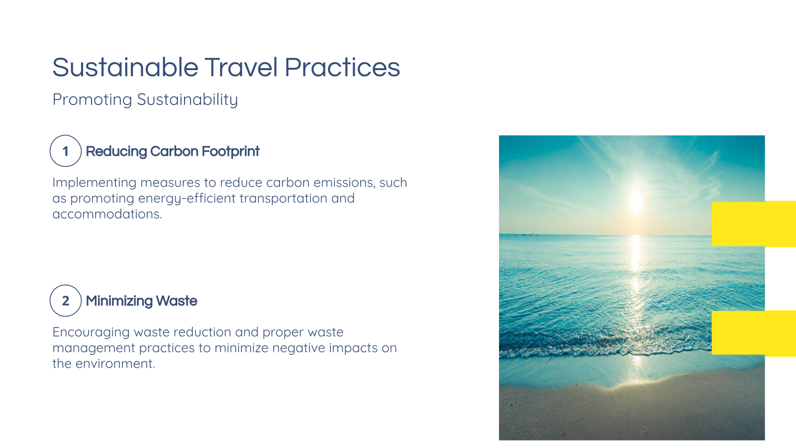 Sustainable Travel Practices