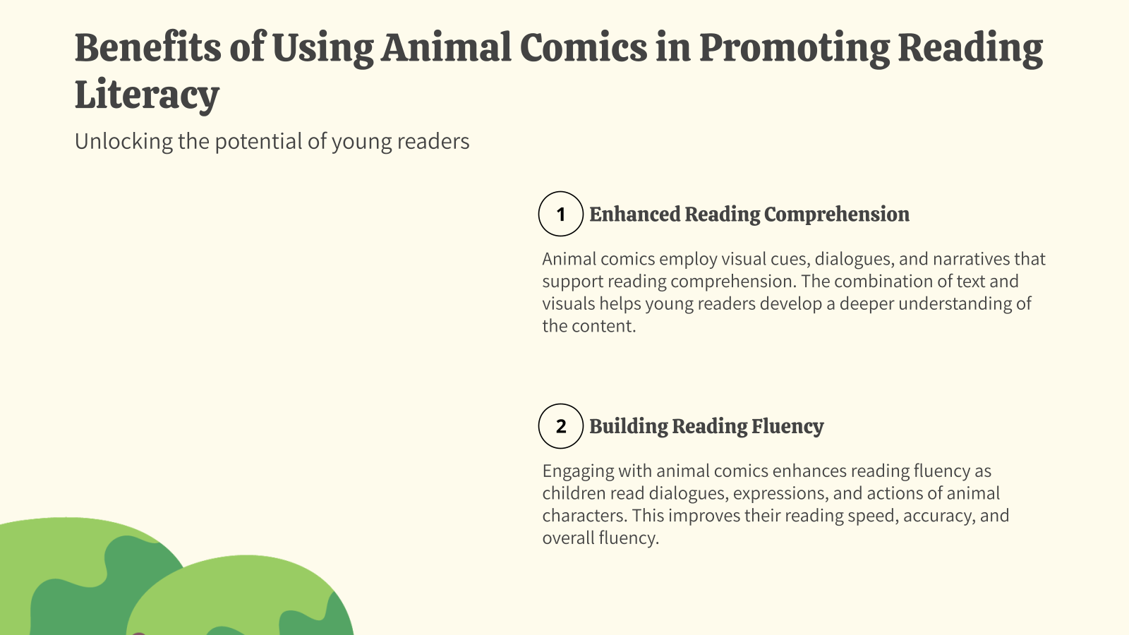 Benefits of Using Animal Comics in Promoting Reading Literacy