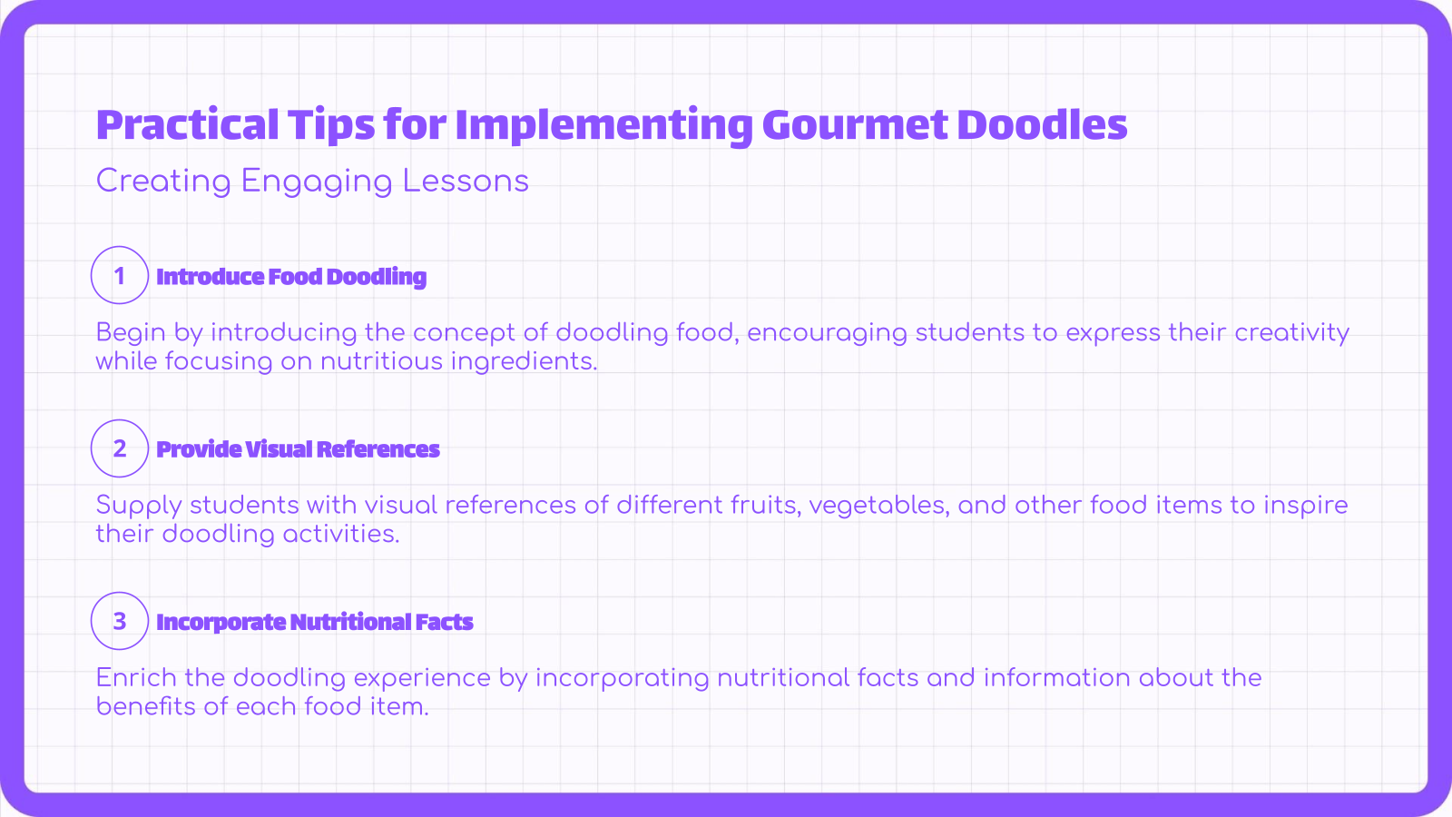 Practical Tips for Implementing Gourmet Doodles