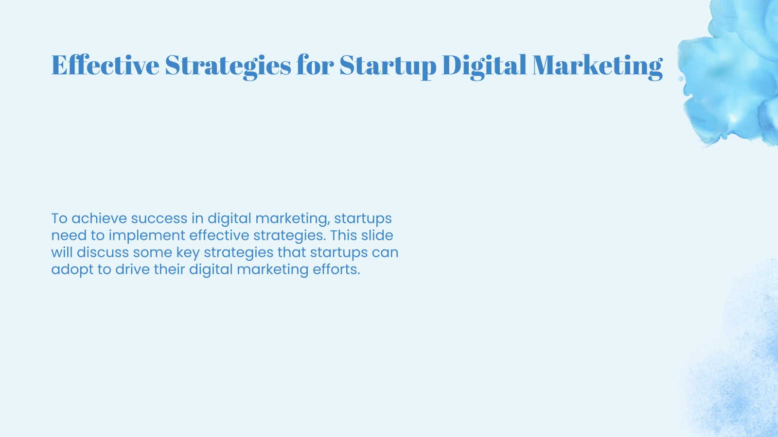 Effective Strategies for Startup Digital Marketing