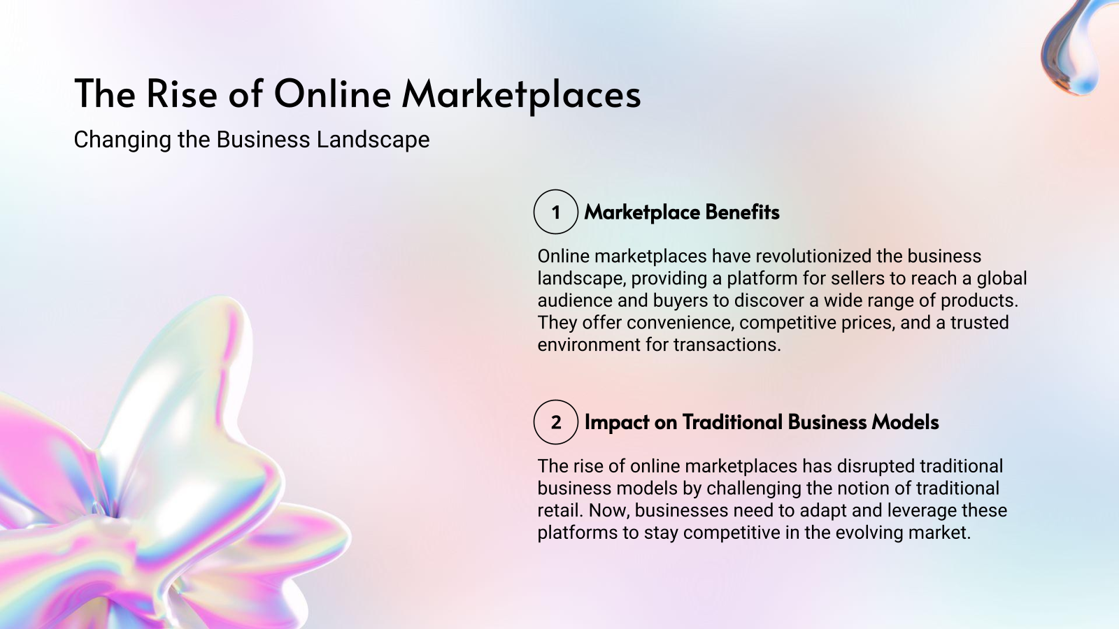 The Rise of Online Marketplaces