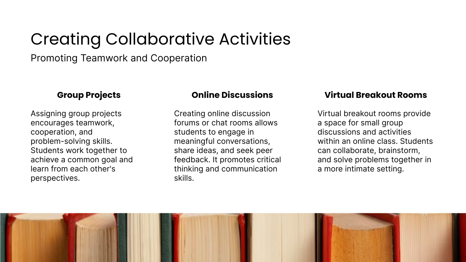 Creating Collaborative Activities