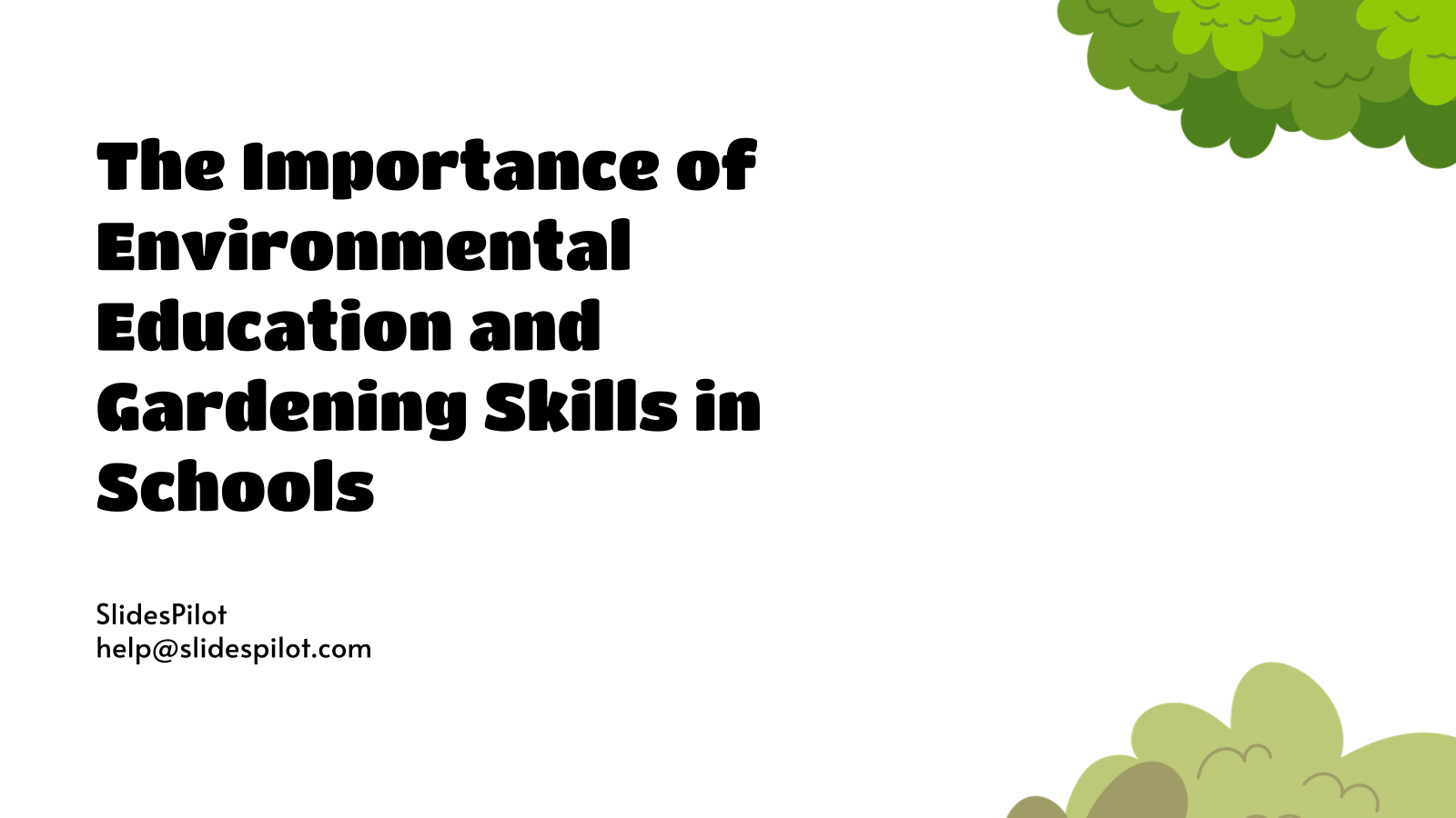 The Importance of Environmental Education and Gardening Skills in Schools