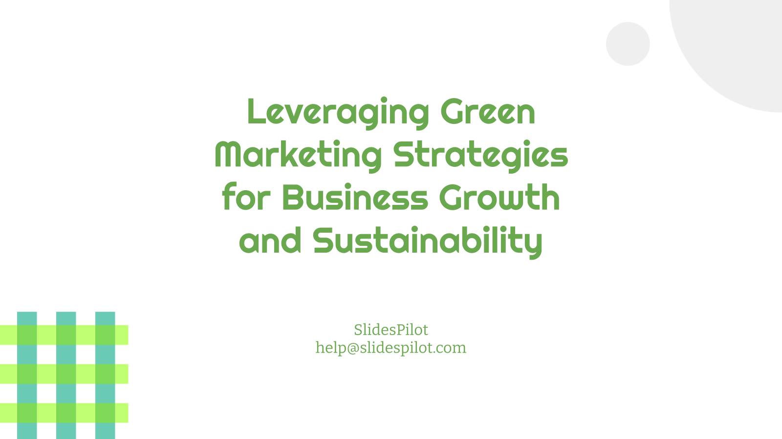 Leveraging Green Marketing Strategies for Business Growth and Sustainability