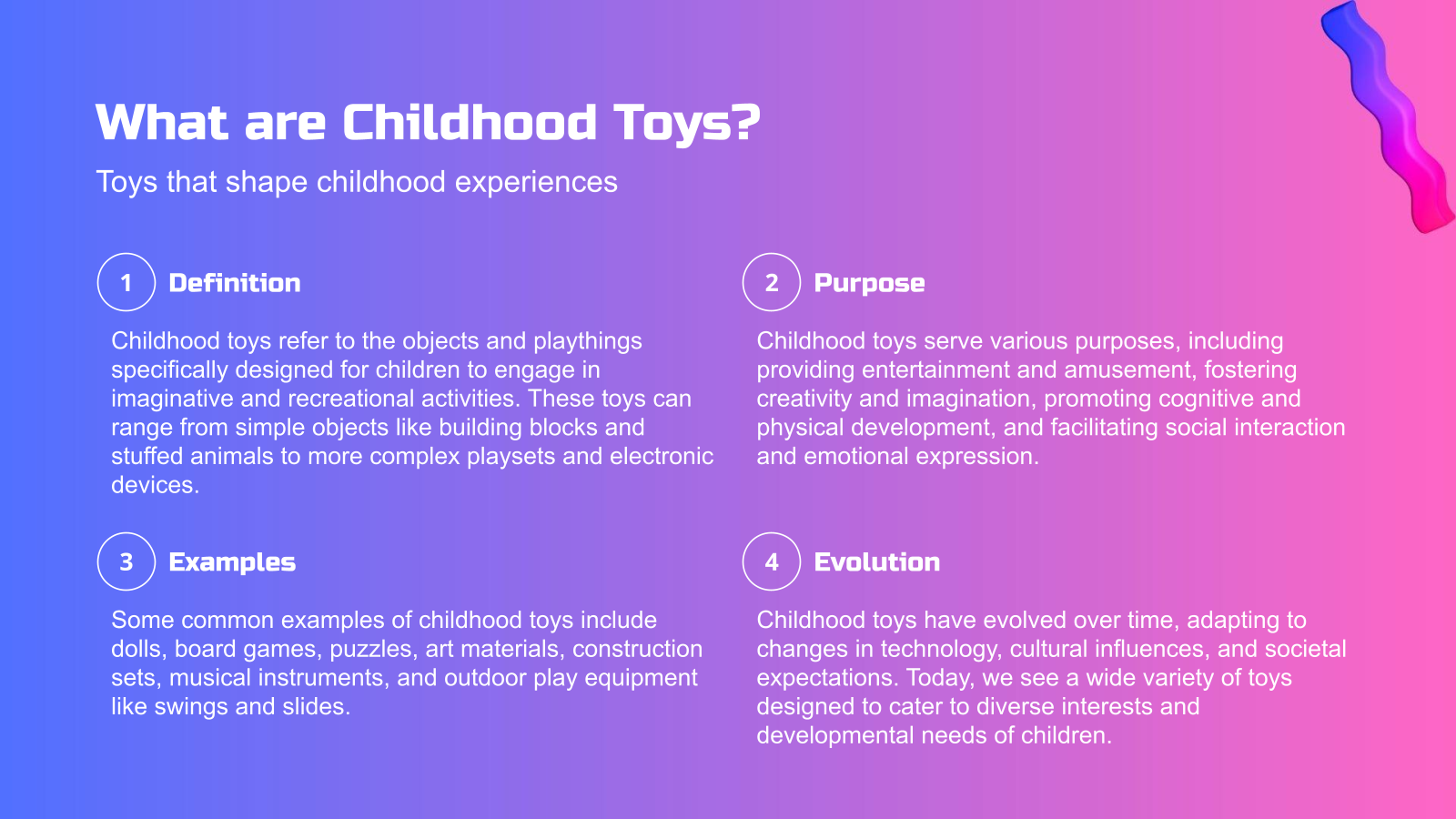 What are Childhood Toys?
