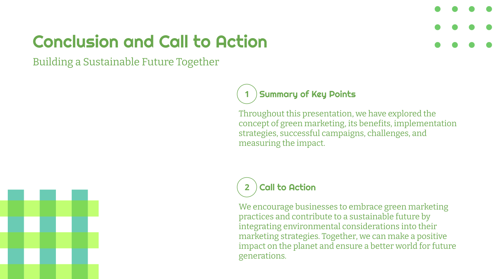 Conclusion and Call to Action