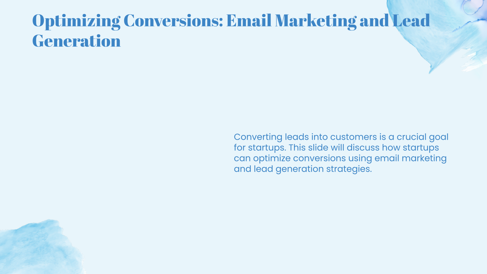 Optimizing Conversions: Email Marketing and Lead Generation