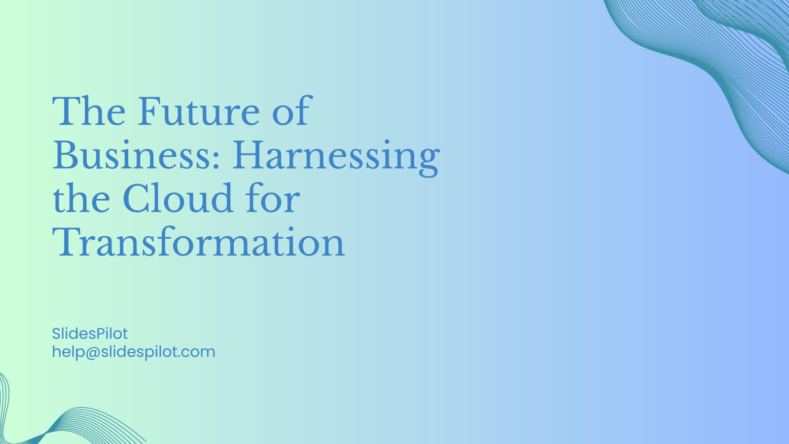 The Future of Business: Harnessing the Cloud for Transformation