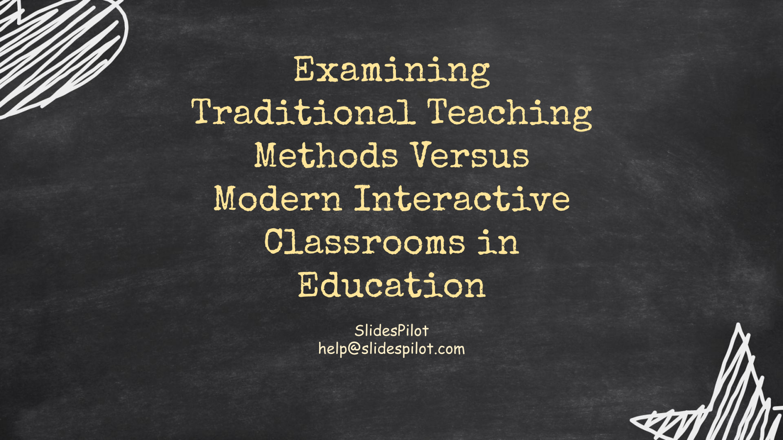 Examining Traditional Teaching Methods Versus Modern Interactive Classrooms in Education