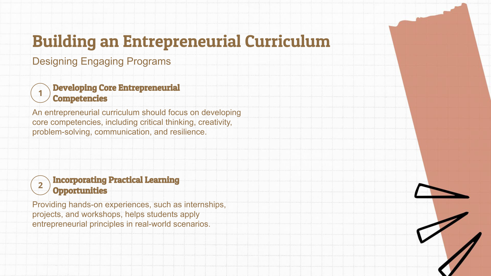 Building an Entrepreneurial Curriculum