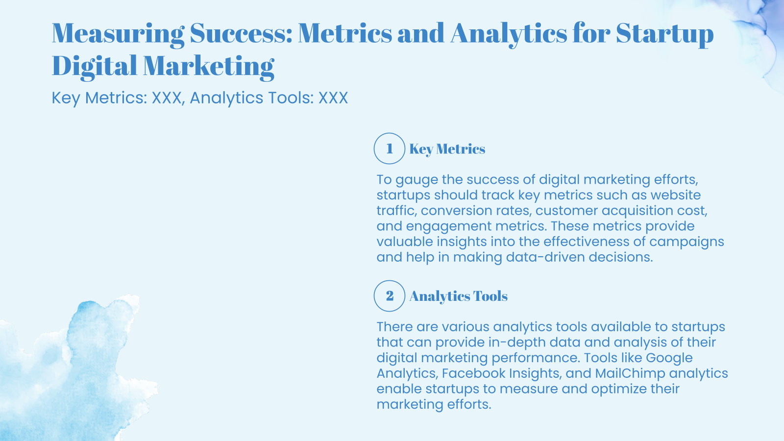 Measuring Success: Metrics and Analytics for Startup Digital Marketing