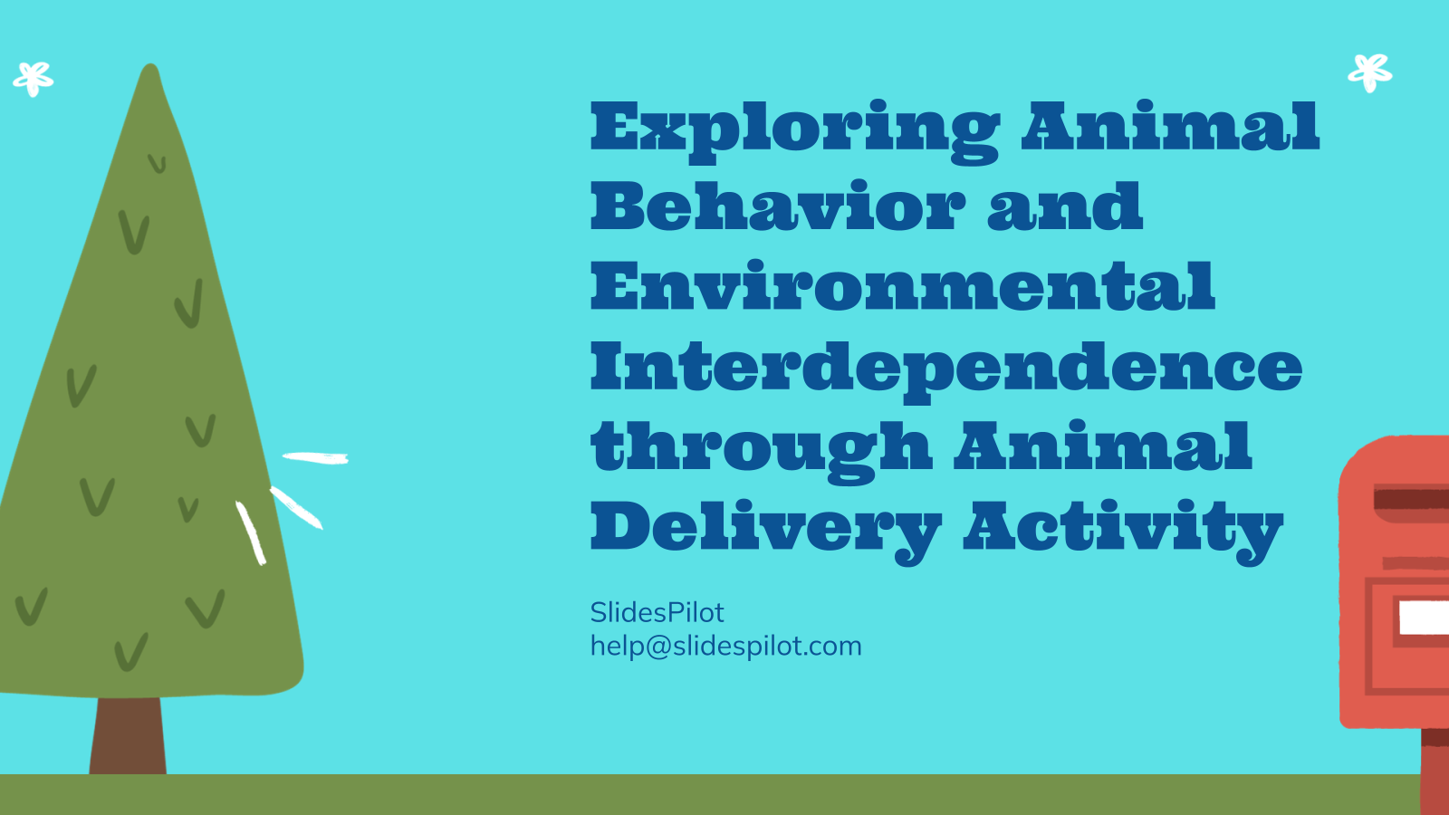 Exploring Animal Behavior and Environmental Interdependence through Animal Delivery Activity