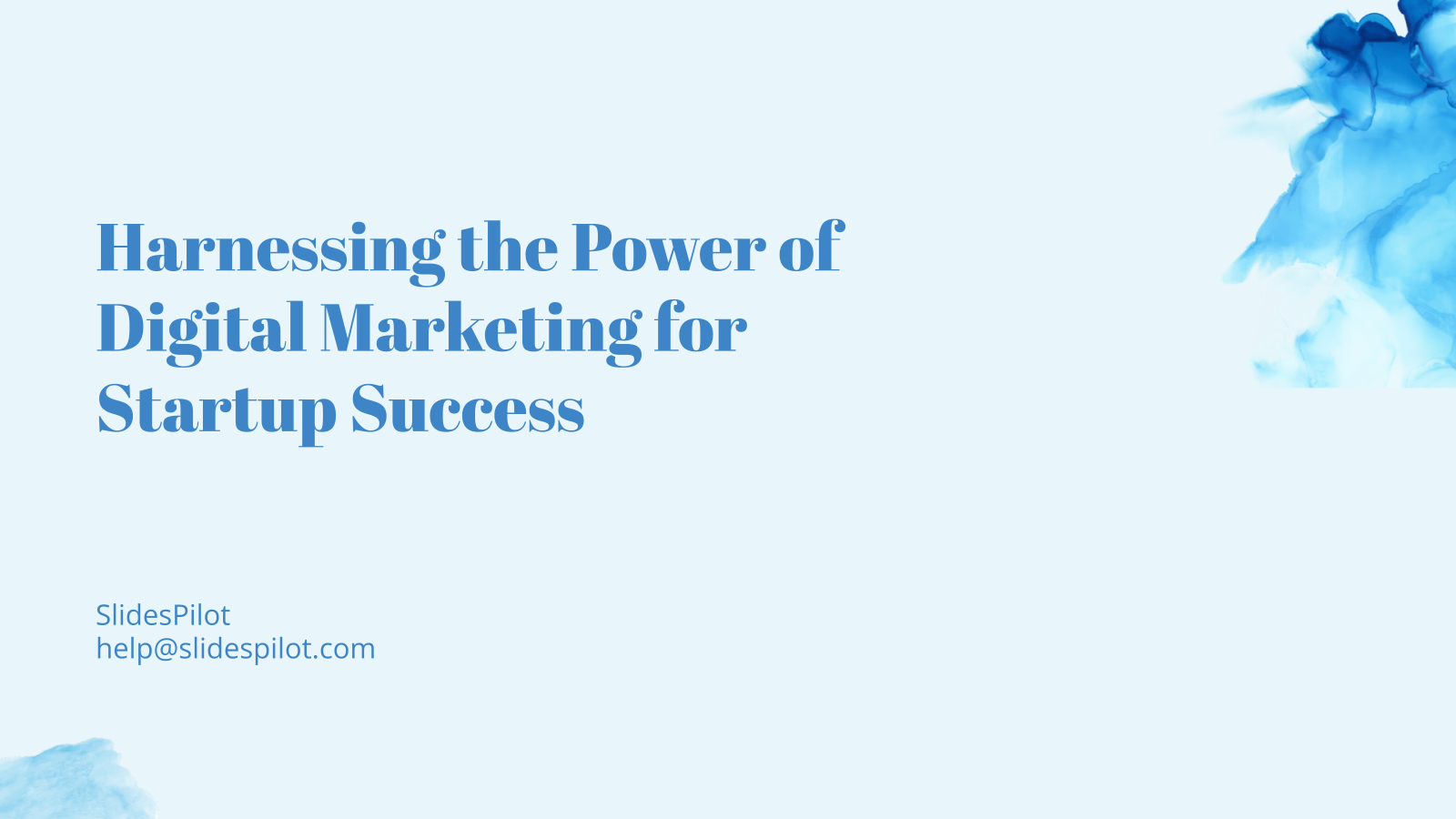 Harnessing the Power of Digital Marketing for Startup Success