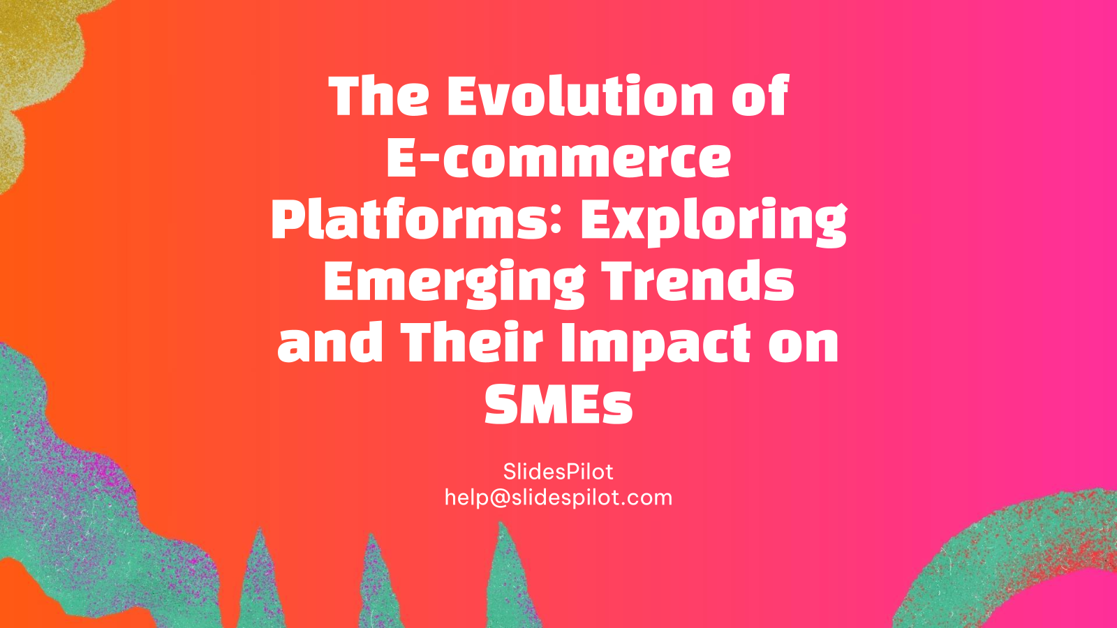 The Evolution of E-commerce Platforms: Exploring Emerging Trends and Their Impact on SMEs
